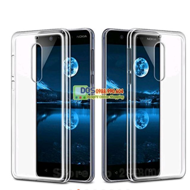 ốp dẻo Nokia 8 Trong suốt