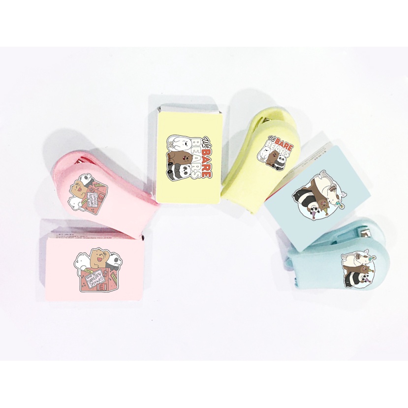 Bộ giập ghim ba anh em gấu BGGI4 bear cute molang pusheen gấu brown tonton bé đào khủng long hoàng đế mèo capoo