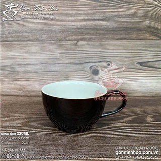 Tách sứ uống cafe cappuccino