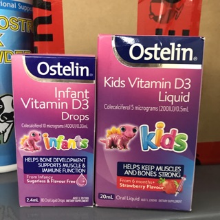Vitamin D Ostelin dạng nhỏ giọt 2,4ml