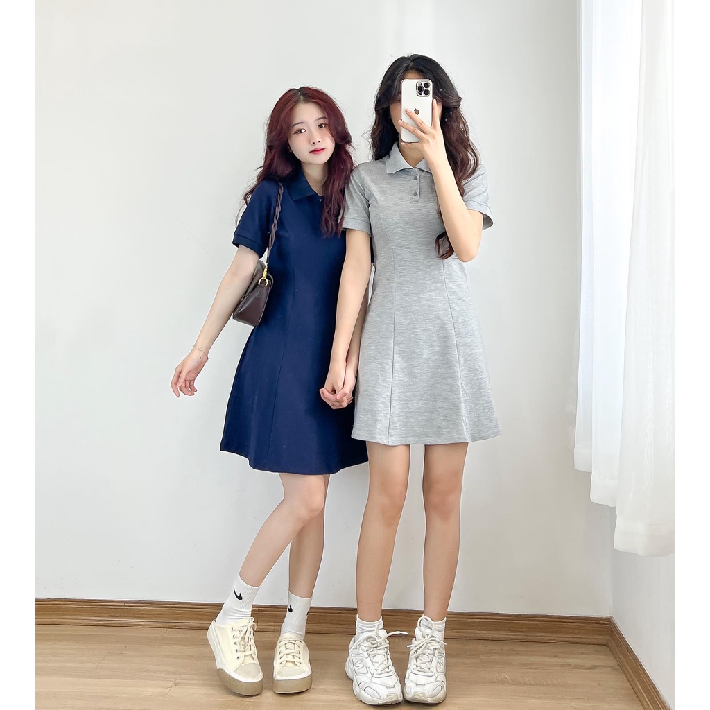 Đầm polo body xòe thời trang nữ Miho house