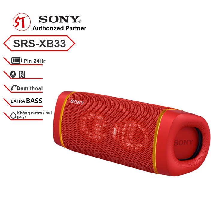 Loa Không Dây Sony SRS-XB33 Bluetooth NFC