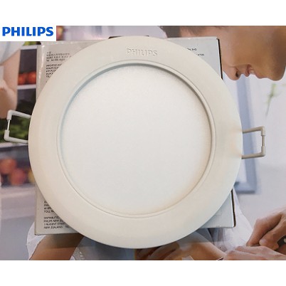 Đèn Led Âm Trần PHILIPS 59522 - 12W  - Lỗ Cắt 125 -  Ánh Sáng Trắng/Vàng/Trung Tính - Bảo Hành 2 Năm (1 Đổi 1)