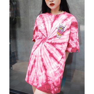 Áo Thun Cigarettes Tie Dye Màu Hồng