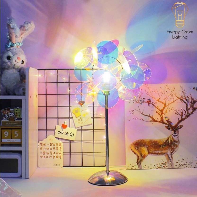 Đèn Trang Trí Vòng Cực Quang Đa Sắc Energy Green Lighting Siêu Đẹp DB-913,DB-914 - 2 Kích Thước - Trang Trí Phòng Ngủ