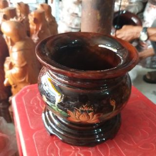 Bát nhang gỗ ngang 13cm