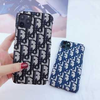 Mobile phone case Dior fabric Apple protective case for iPhone11 11Pro 11ProMAX iPhone7/8/SE2020 7plus/8plus mobile phone case X XR XSMAX anti-drop