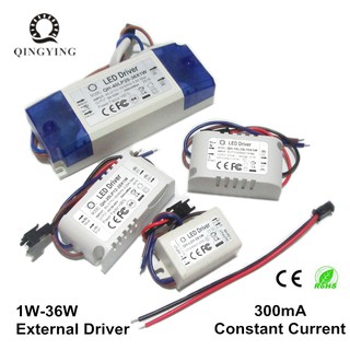 1w 3W 5W 10W 20W 30W 40W Trình điều khiển LED công suất cao Bộ nguồn điện áp rộng bên ngoài AC85-265V, dòng điện đầu ra 300mA