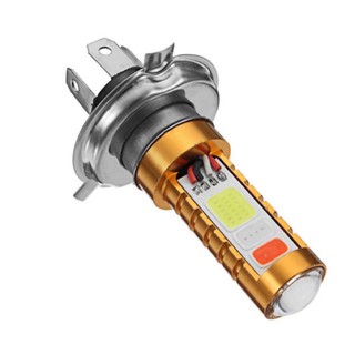 Đèn Pha Led Xe Máy H4  3 màu Siêu Sáng