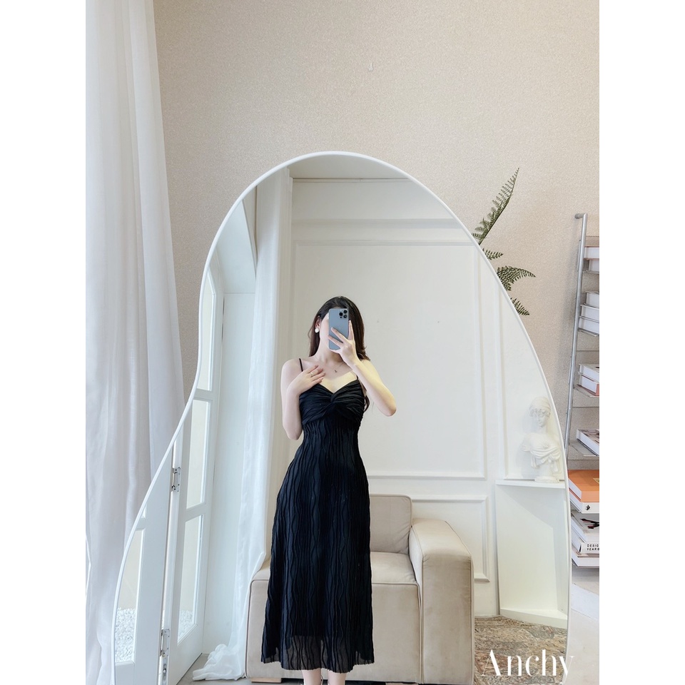 Đầm 2 dây xoắn ngực - AD010