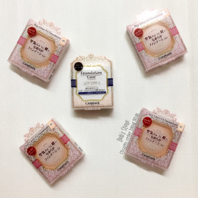 [CANMAKE] PHẤN NỀN AIRY COVER FIT FOUNDATION