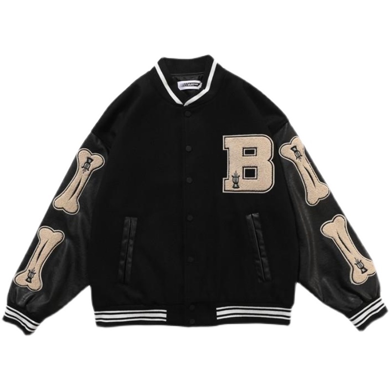 Áo khoác Bomber Varsity Unisex phong cách Streetwear, Áo Bomber Jacket chất liệu cao cấp