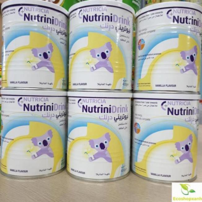 Combo 12 Lon Sữa bột NutriniDrink nhập khẩu nguyên lon từ Đức 400g DATE 2021