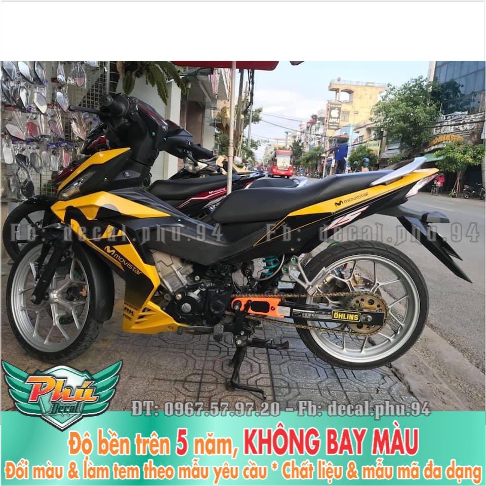 Tem rời Winner Movistar đen vàng (X) -1