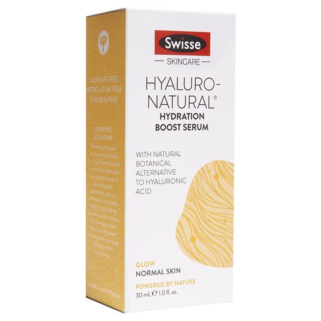 Tinh chất dưỡng ẩm Swisse SC Hyaluro-Natural Hydration Boost Serum 30ml