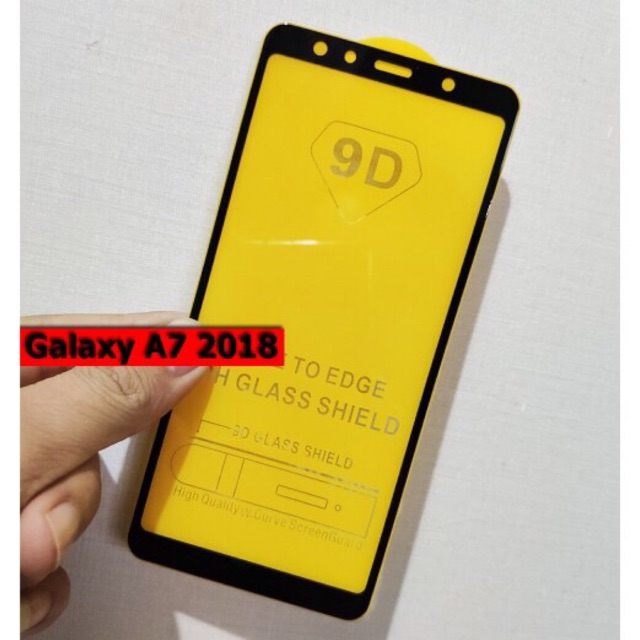Kính cường lực full màn Samssung A7 2018