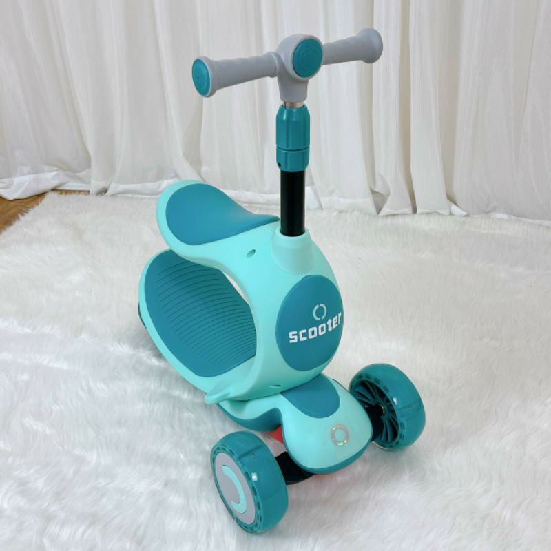 Xe Trượt Cho Bé.Xe Trượt Scooter 3in1 Cho Bé Hàng cao cấp. Chính Hãng [ có giấy hướng dẫn lắp xe]