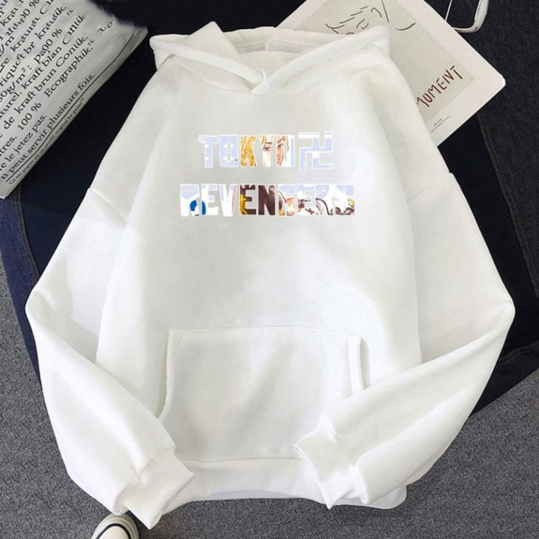 Áo Hoodie mẫu TOKYO REVENGERS, Dáng unisex 2 màu đen trắng (N318)