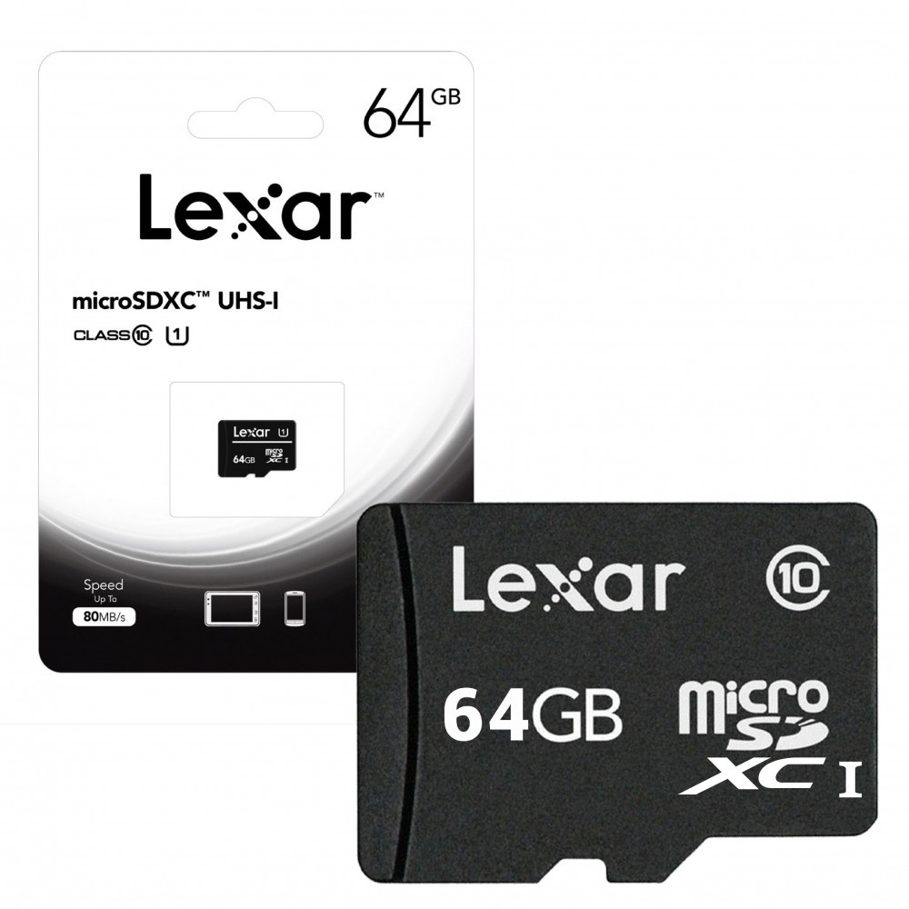 Thẻ nhớ Lexar 32GB,64GB,128GB Class 10 tốc độ 80Mb/s- Hàng chính hãng