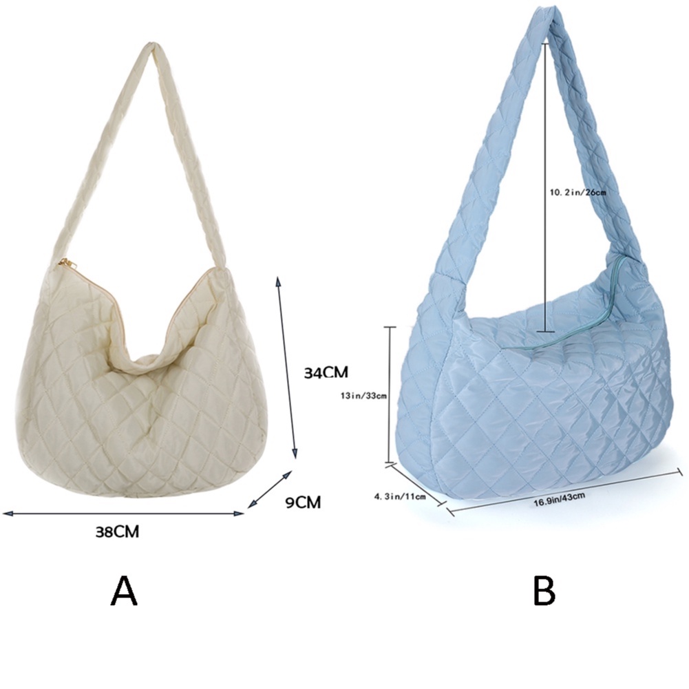 Túi đeo chéo họa tiết caro hình thoi nổi sành điệu thời trang cho nữ