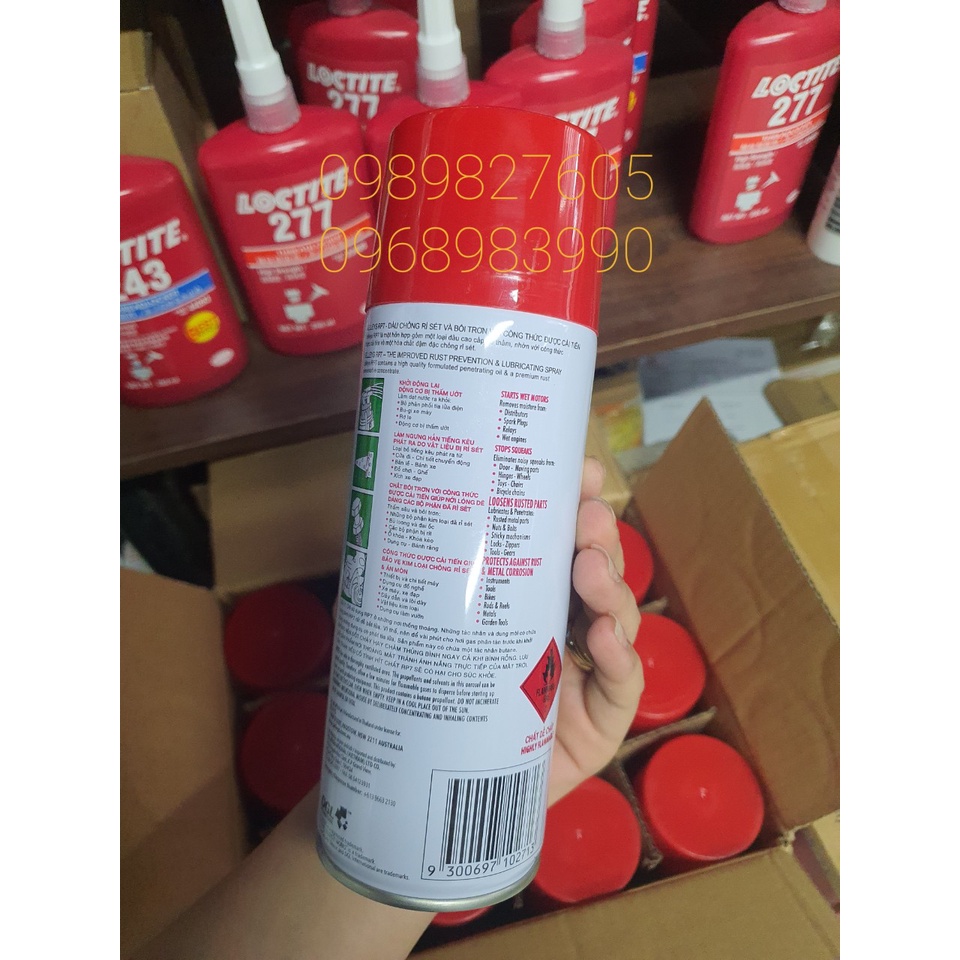 Chai xịt chống rỉ sét và bôi trơn Selleys RP7 300g/ 350g