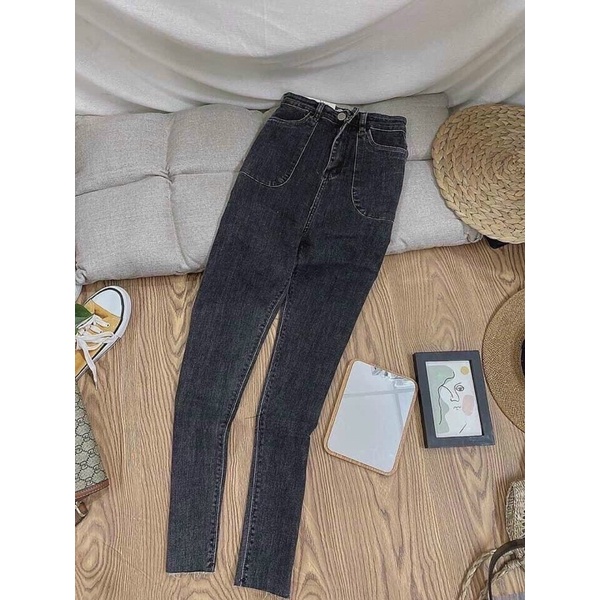 [BÁN SỈ] Quần jeans Bò Túi Vuông Co Giản