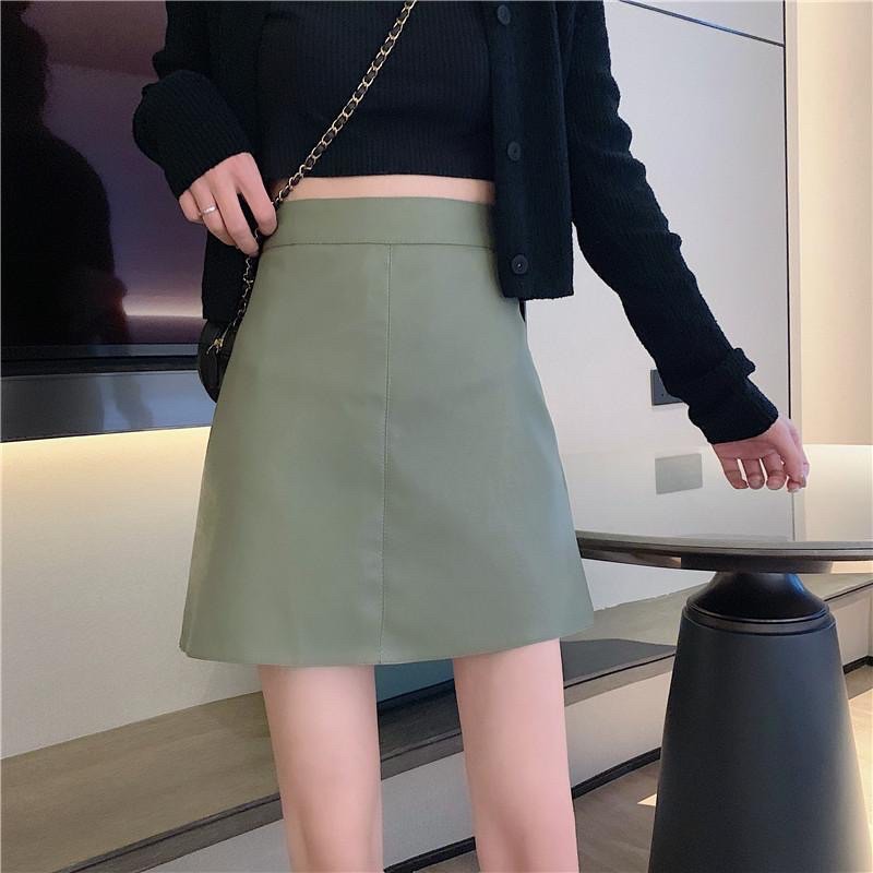 Chân váy da lì 3 nàu