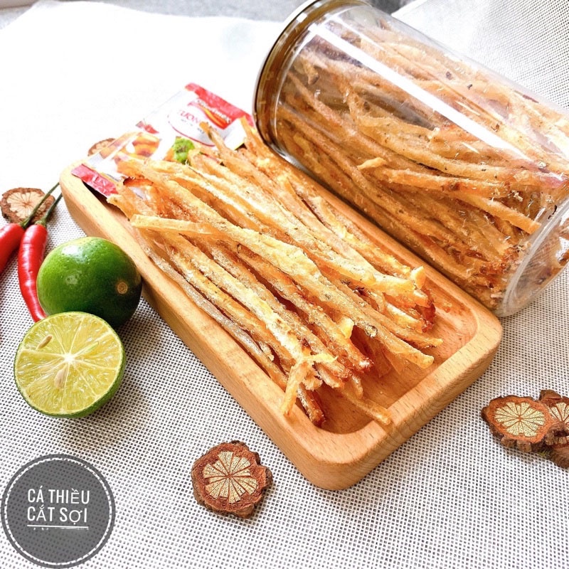 Khô cá thiều 250g, đặc sản Đà Nẵng, cá thiều que chuẩn vị nhà làm - Ăn vặt nhà Cốm