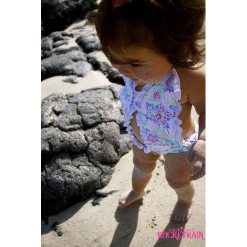 Bộ áo và quần bơi dễ thương cho bé gái