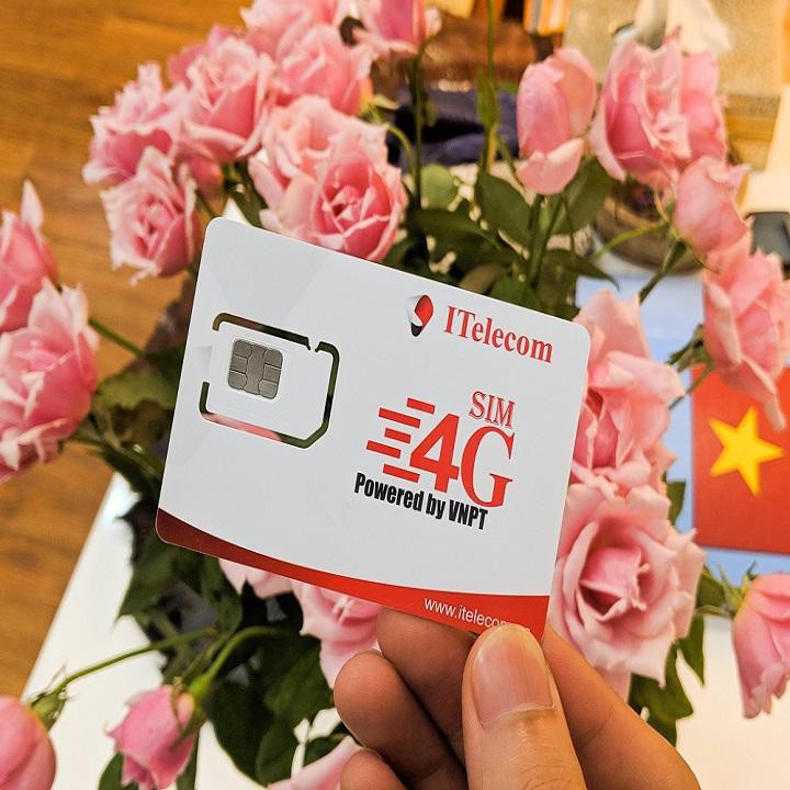 Sim Itelecom mạng sim 4G Vinaphone gói 3GB/ngày  + 30 phút gọi ngoại mạng + Miễn phí gọi nội mạng