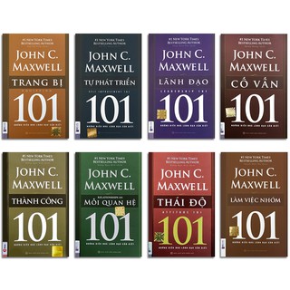 Sách - 101 những điều nhà lãnh đạo cần biết ( Combo 8 quyển ) Tặng Kèm Bookmark John C.Maxwell