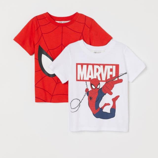 Áo phông Spiderman HM bé trai xuất dư xịn