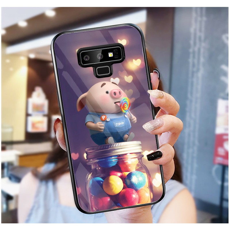 Ốp Lưng SAMSUNG NOTE 9 mặt kính cường lực cao cấp