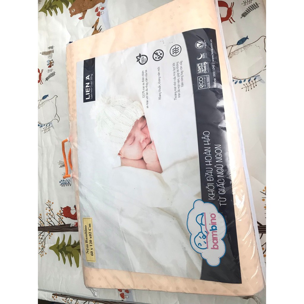 Đệm cao su Liên Á cho bé yêu nhiều kích thước