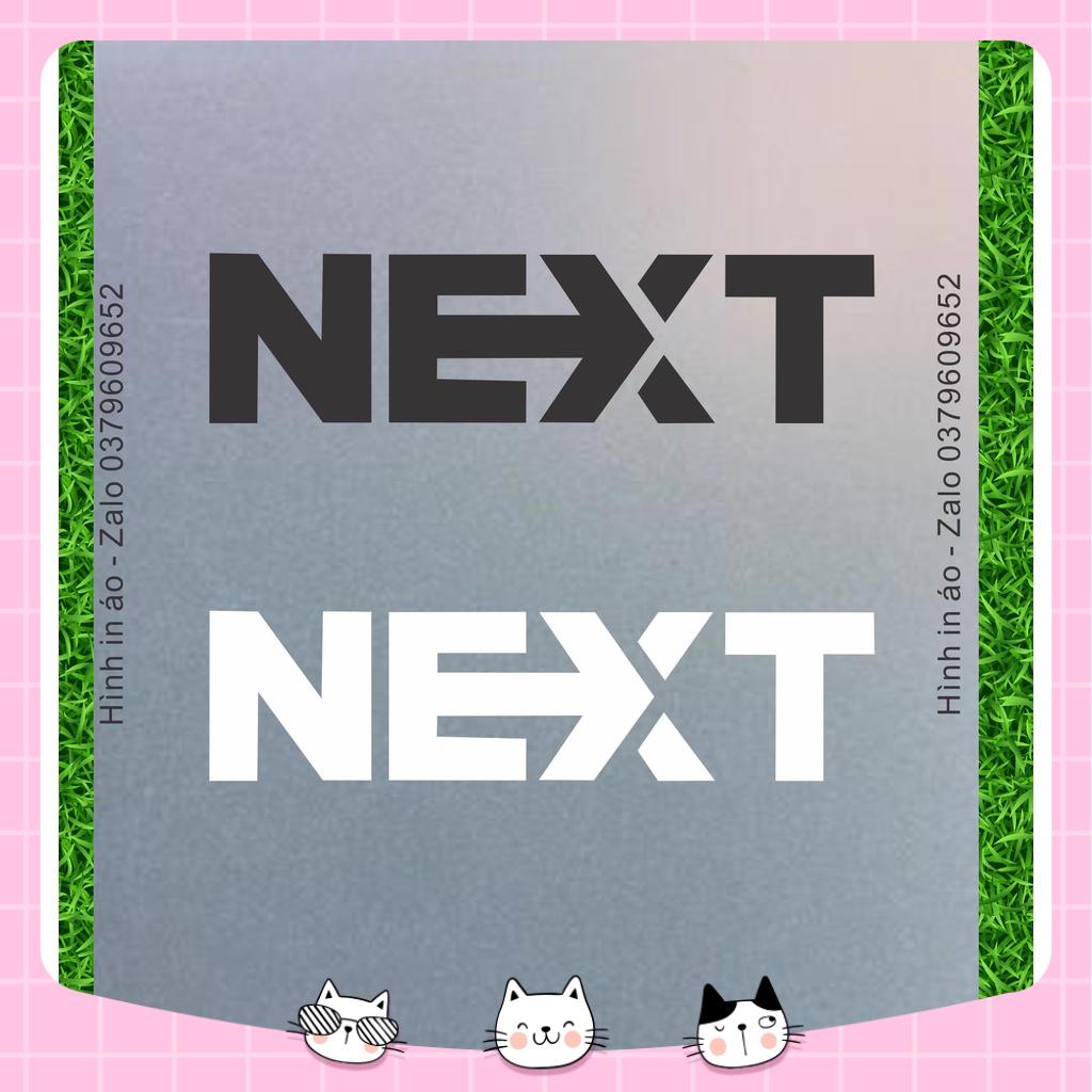 Hình ủi Next in lên áo thì đẹp mê li
