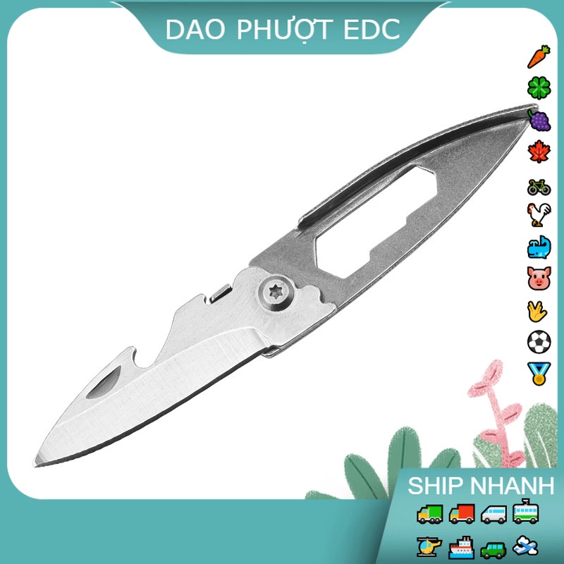 Dao Nhỏ Xúi Treo Móc Khóa - Đa Năng - Thép & Nhôm Không Gỉ