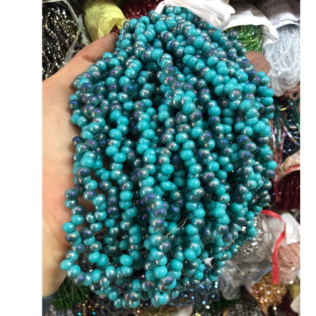 Pha Lê trai xanh biển mix ghi nhũ siêu lạ , đẹp ❤️❤️❤️ | BigBuy360 - bigbuy360.vn