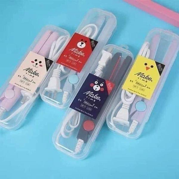 Máy là tóc, uốn tóc mini cầm tay nhỏ gọn, tiện dụng