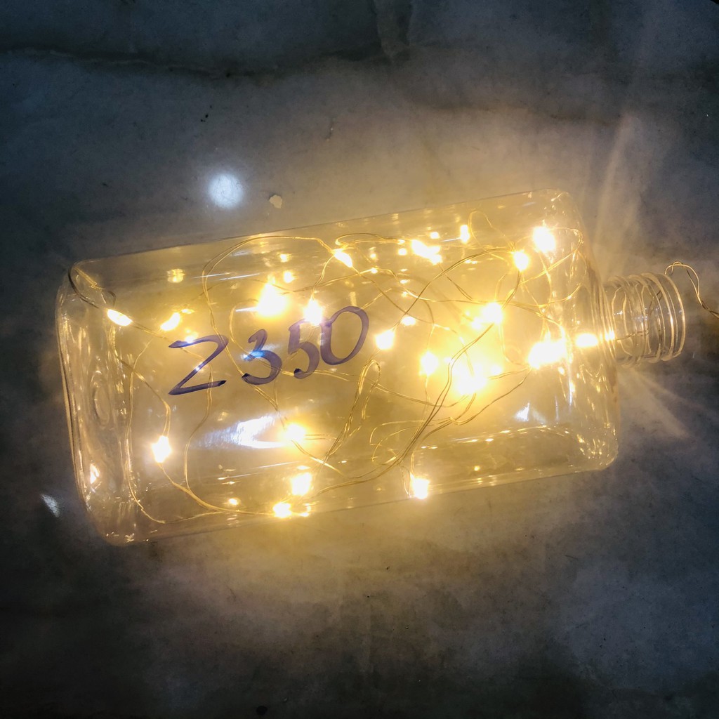 Dây đèn led đom đóm, đèn fairylight dài 1m 10 bóng và dài 2m 20 bóng dùng pin và USB