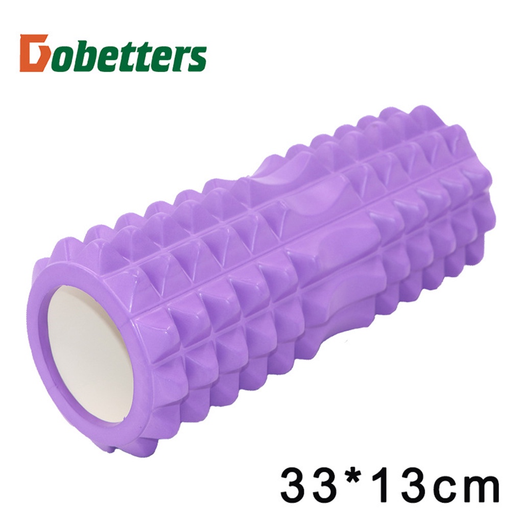 Con lăn massage yoga giãn cơ Foam Roller ống trụ lăn xốp thể thao cao cấp nhiều màu có gai Dobetters