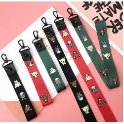 ST6 Dây strap dài 40 cm Cute Làm Móc Khóa Móc Điện Thoại dây treo thẻ name tag