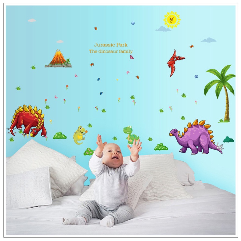 Tranh decal dán tường CHÚ GẤU PULL ĐI CÂU CÁ cho bé - Decal dán tường