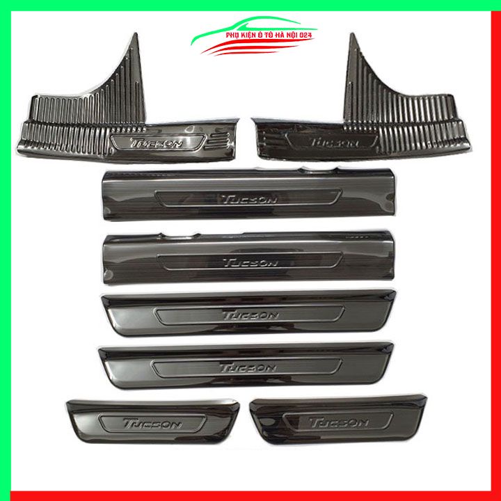 Ốp bậc cửa nẹp bước chân TITAN ô tô Hyundai Tucson 2022-2023 chống trầy bảo vệ xe