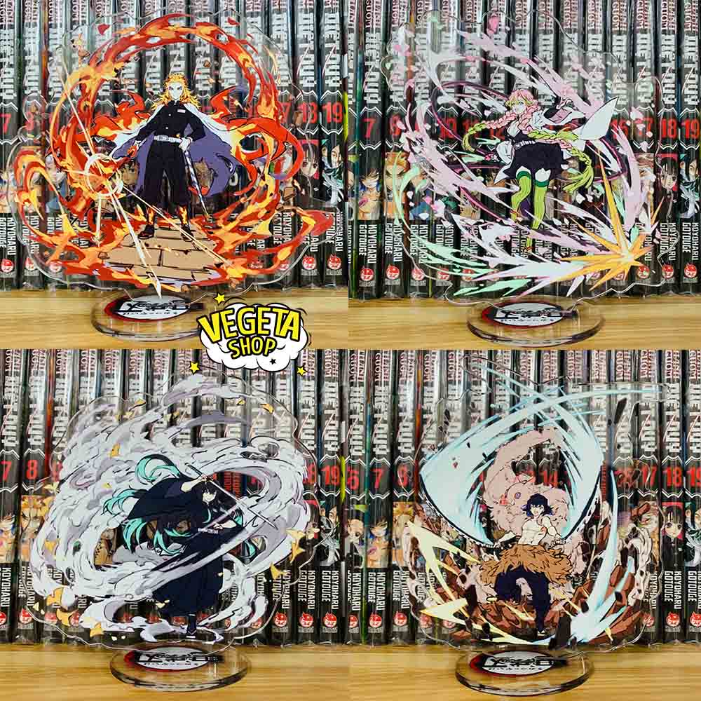 Mô Hình Tượng Standee Acrylic Mica 2 mặt - Thanh Gươm Diệt Quỷ - Kimetsu No Yaiba Muichiro Tokito Tanjiro Akaza Zenitsu