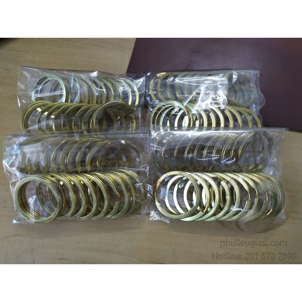 KHOEN MÓC KHÓA TRÒN - BẰNG ĐỒNG - 3 CM