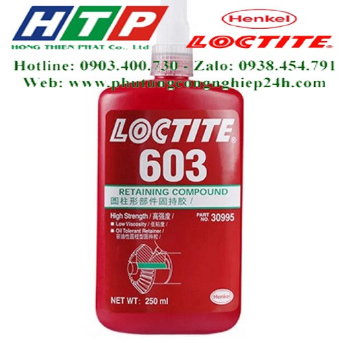 Thông tin kỹ thuật keo loctite 603-50ml