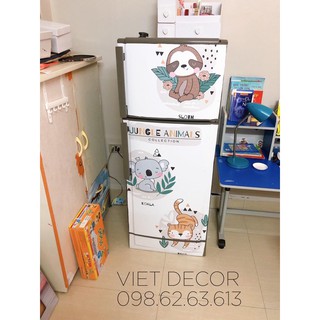 Miếng dán Tủ lạnh Chống thấm nước - Decal dán Tủ lạnh nhiều Kích cỡ - Màu sắc Đẹp - Bền 3-5 năm