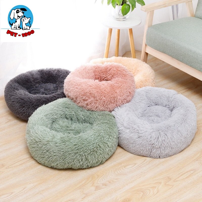 Ổ Đêm Lông - Nệm Lông - Giường Nệm Bông Mịn Cho Chó Mèo