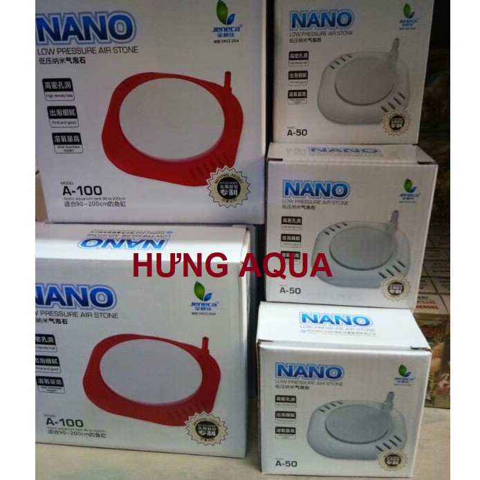 Đĩa sủi nano siêu mịn cho bể cá Jeneca chính hãng A-50, A-100 cao cấp