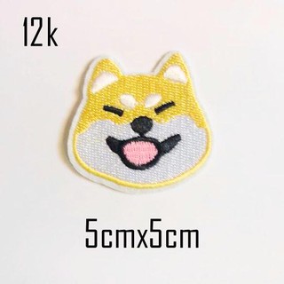 Sticker vải, patch ủi Shiba cute mã 172